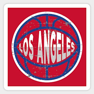 Los Angeles Basketball 1 Magnet